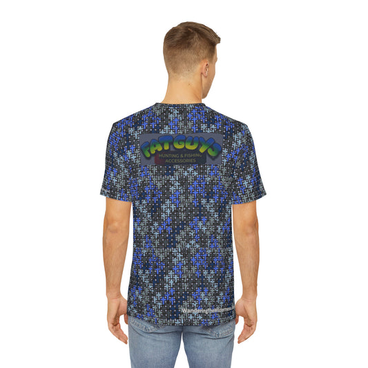 FAT GUYS Outdoors short sleeve t shirt in Wandering the Wilderness tempest camo.