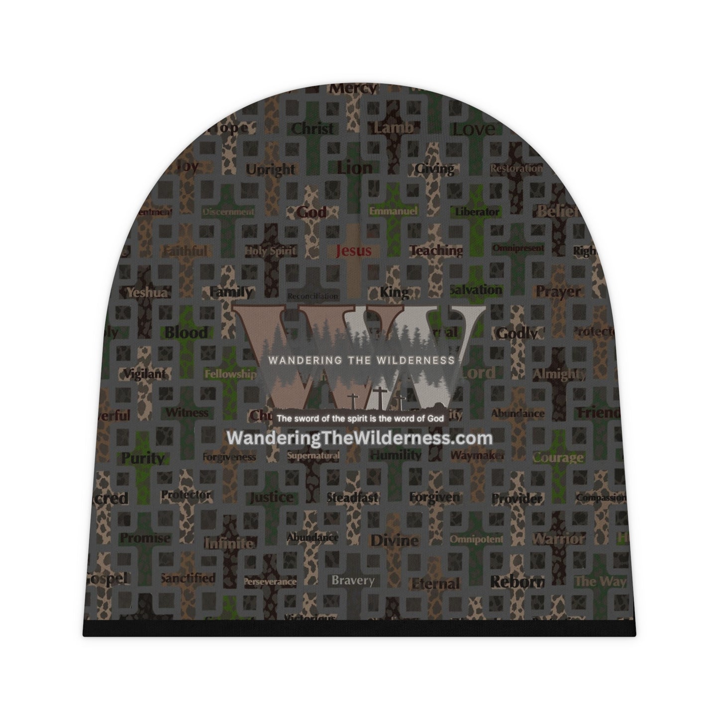 Wandering the Wilderness The Final Word Camo Baby Beanie