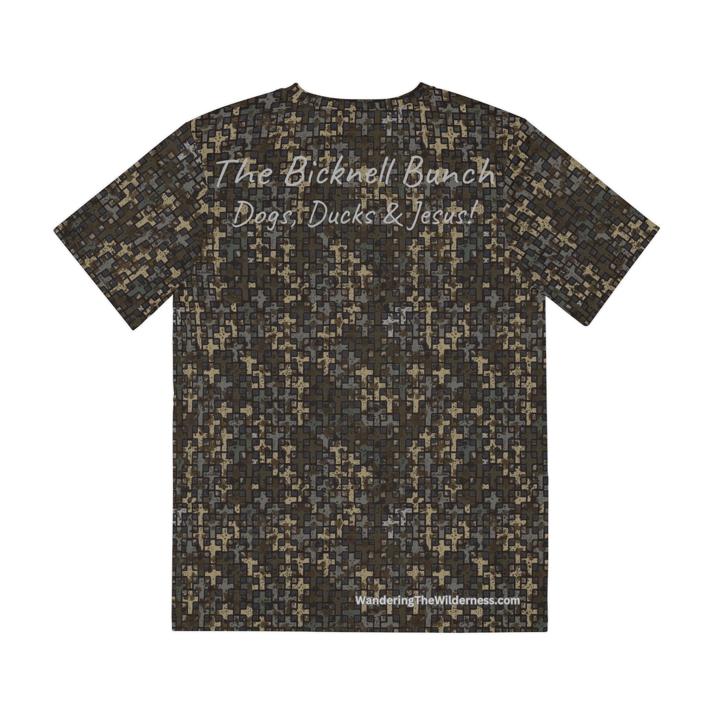 Bicknell Bunch short sleeve performance t-shirt in Stubblefield camo.