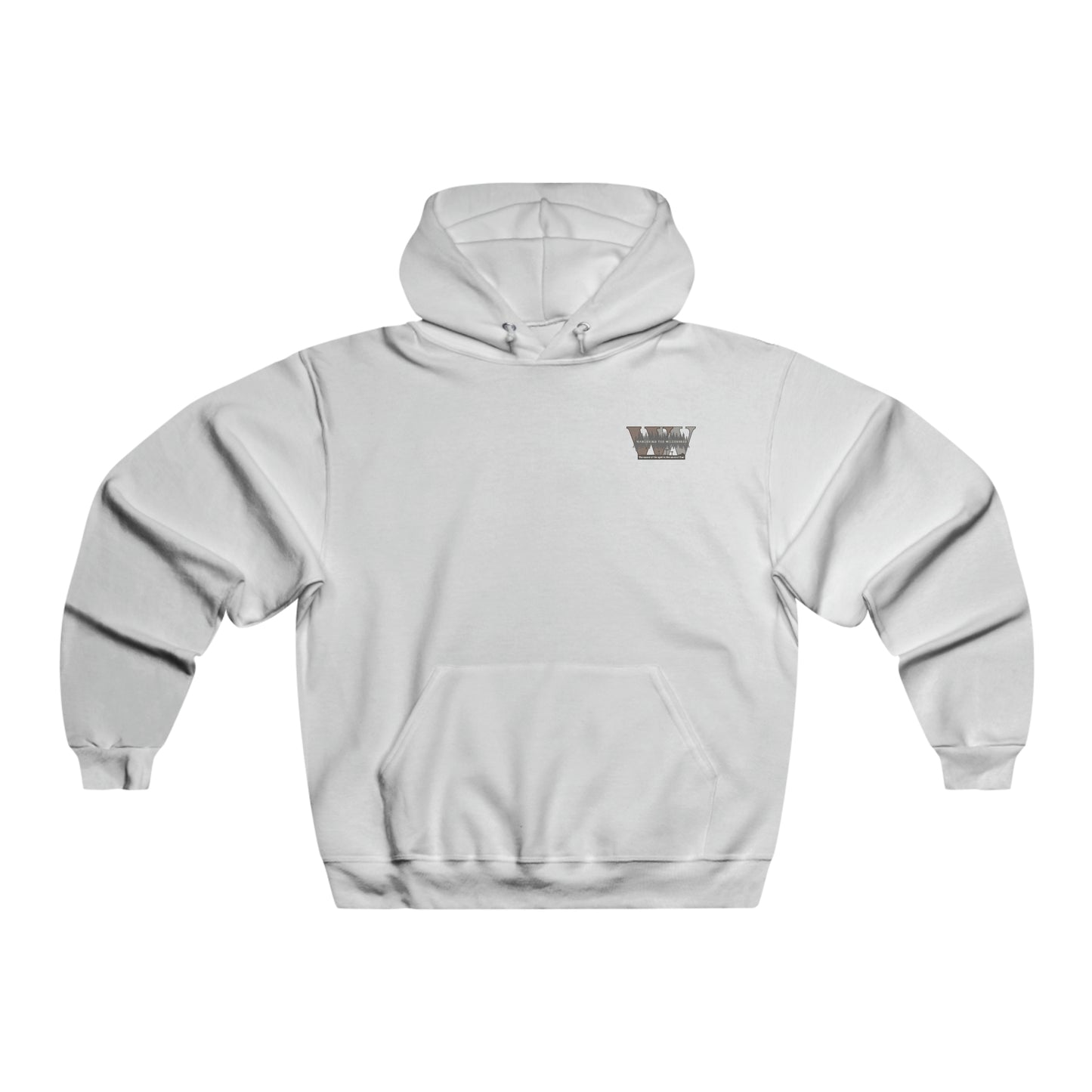 Wandering the Wilderness There is power in the blood Men's NUBLEND® Hooded Sweatshirt
