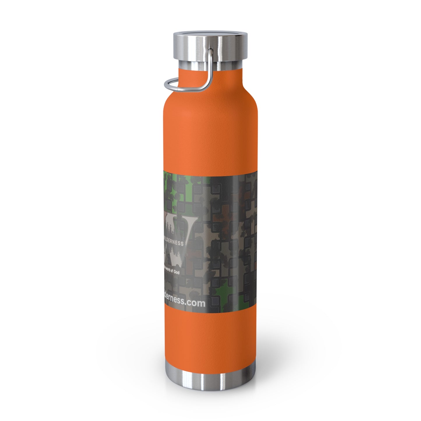 Wandering the Wilderness Strutter Camo Copper Vacuum Insulated Bottle, 22oz