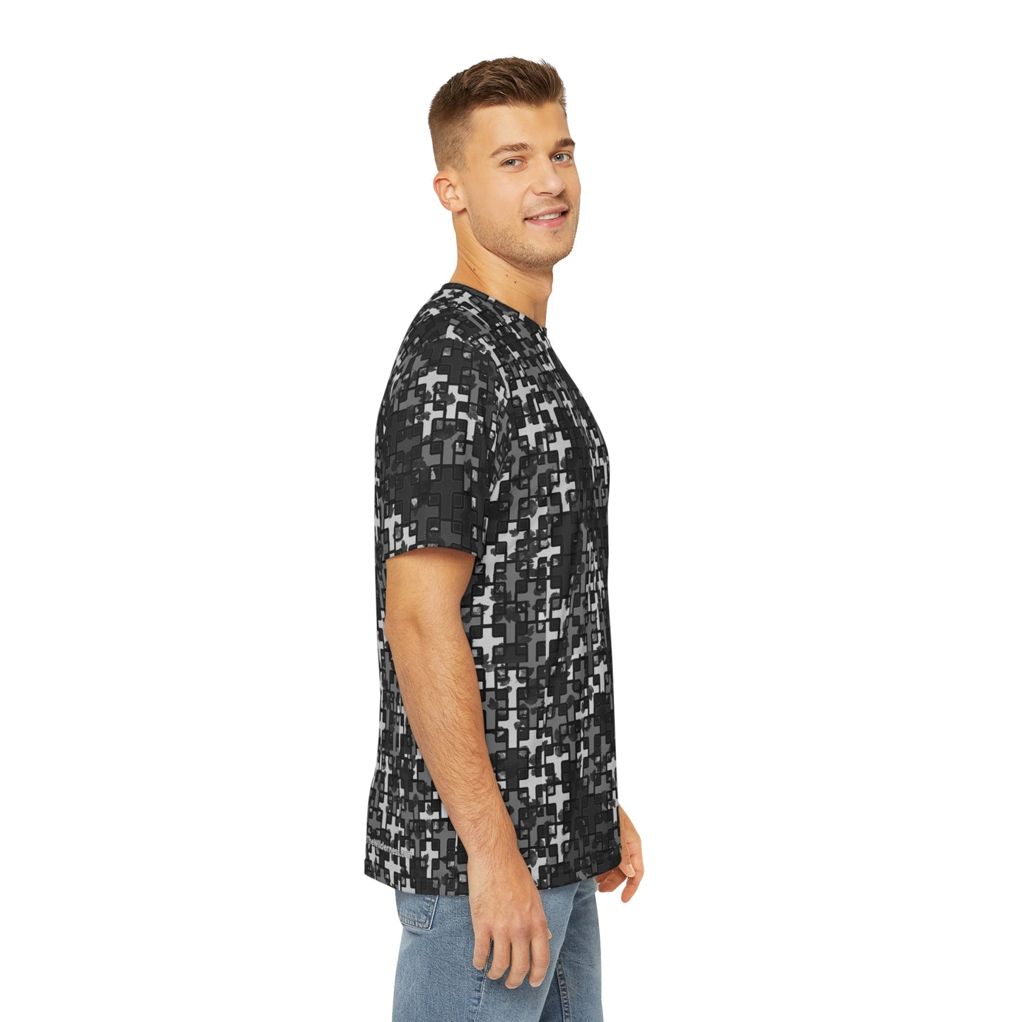 C3 Clarkson Community Church Youth group Men's Polyester Tee (AOP)