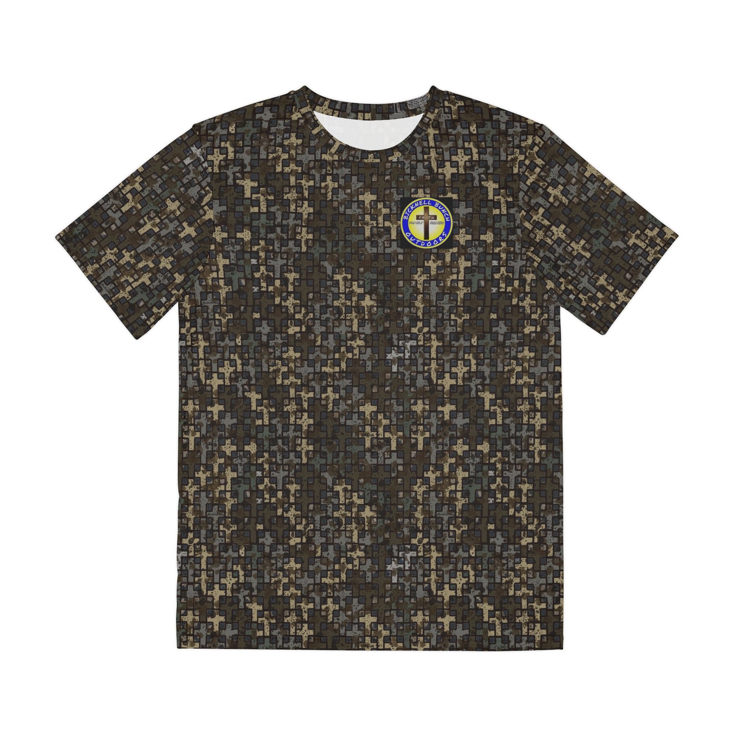 Bicknell Bunch short sleeve performance t-shirt in Stubblefield camo.